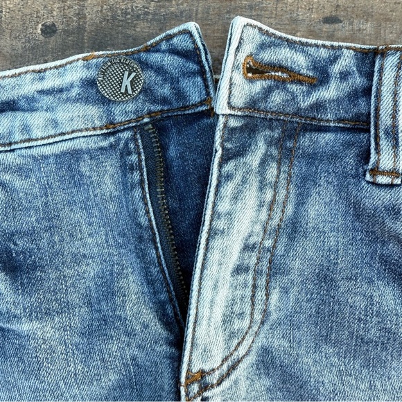 KUT From The Kloth Size 2 Gidget High Rise Fray Denim Shorts Size 2 - Picture 4 of 12